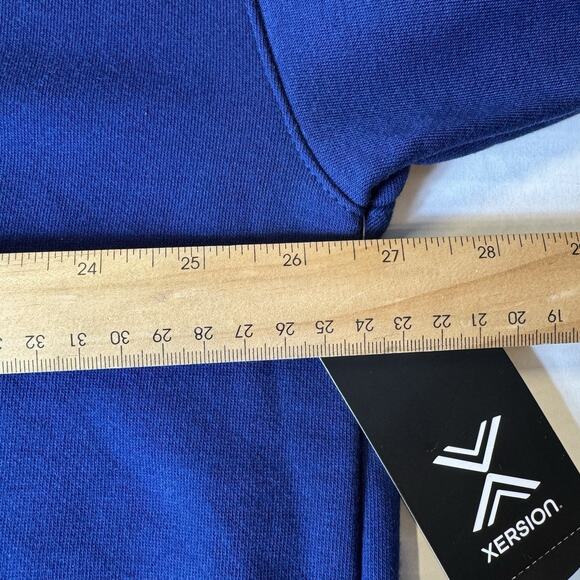 Xersion XLT Big & Tall French Terry Hoodie Blue Depth Soft Touch NWT Streetwear - Picture 13 of 13